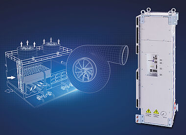 Frequency converter SD4M for refrigeration and air conditioning technology
